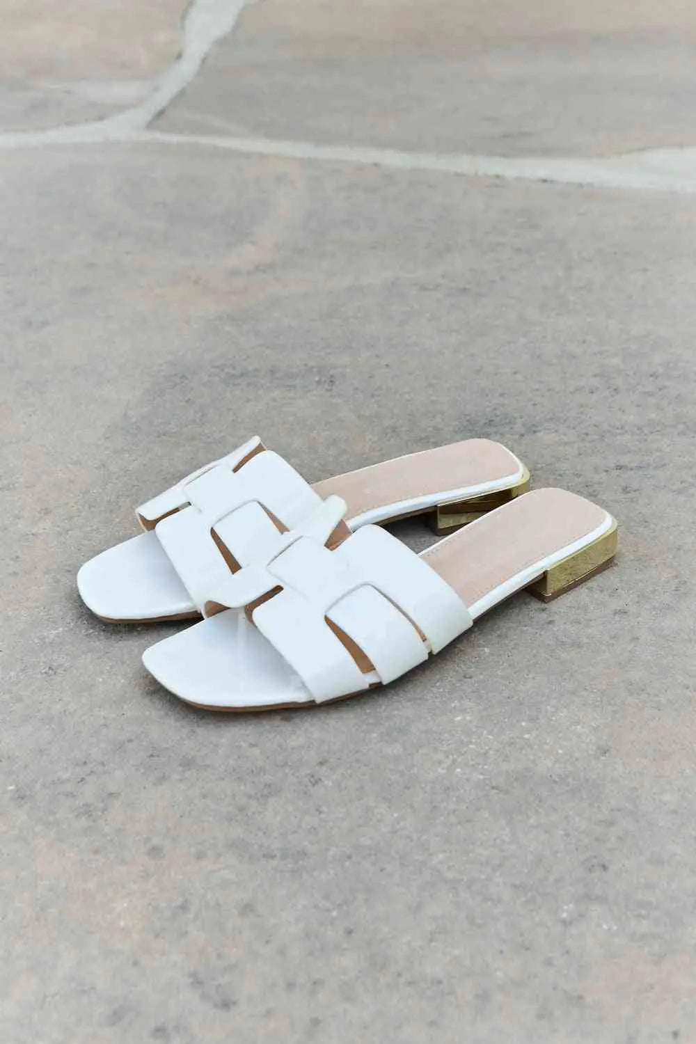 Walk It Out Slide Sandals -Icy White