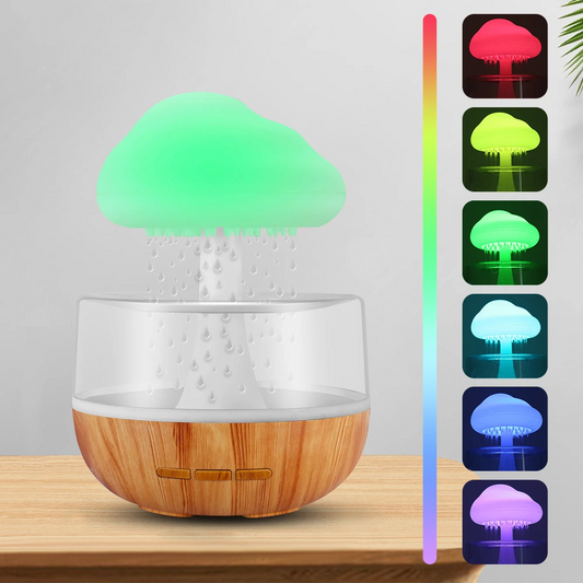 USB Colorful Mushroom Humidifier Rain Cloud Humidifier