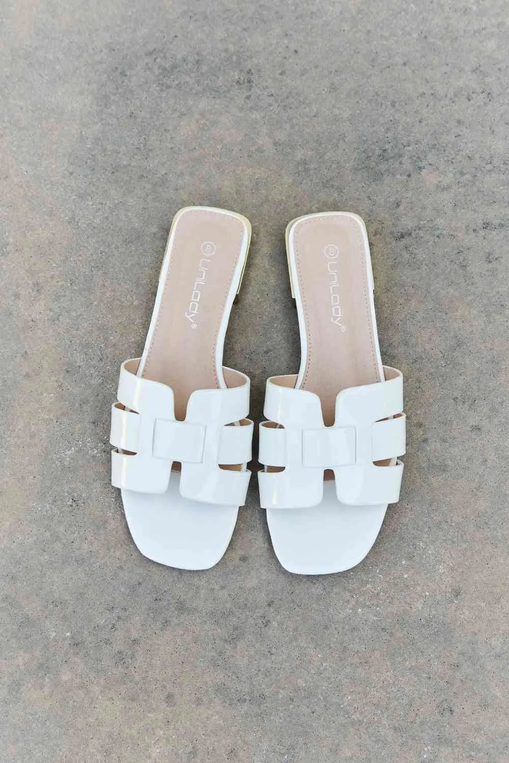 Walk It Out Slide Sandals -Icy White