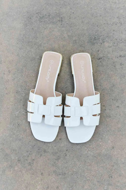 Walk It Out Slide Sandals -Icy White