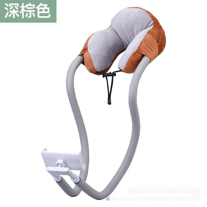 Neck Pillow With Phone Holder